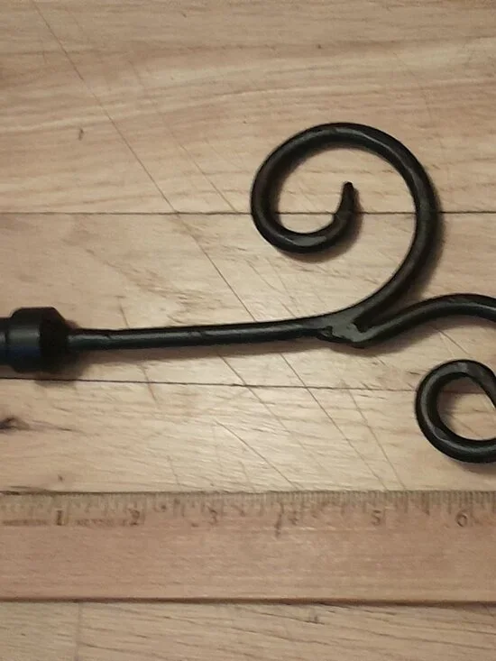 Vintage Iron Curtain Rods - Picture 3 of 3